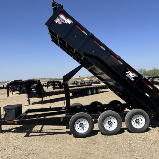 New 7x16ft Dump Trailer with 21,000# GVWR